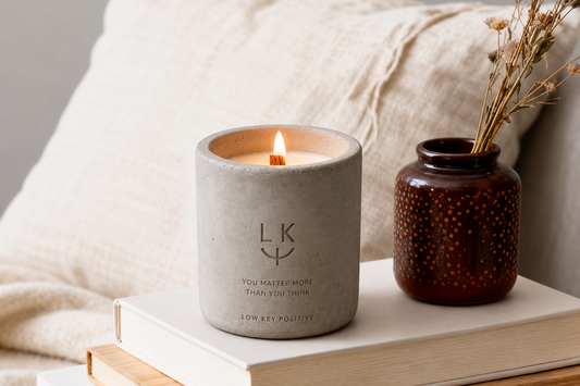 **Coming Soon** LK+ Soy Based Calming Candle